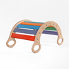 Waldorf wooden rainbow rocker