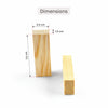 Wooden Jenga tumbling tower set