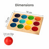 Colour wooden ball sorter