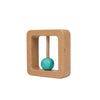 Wooden Square Rattle